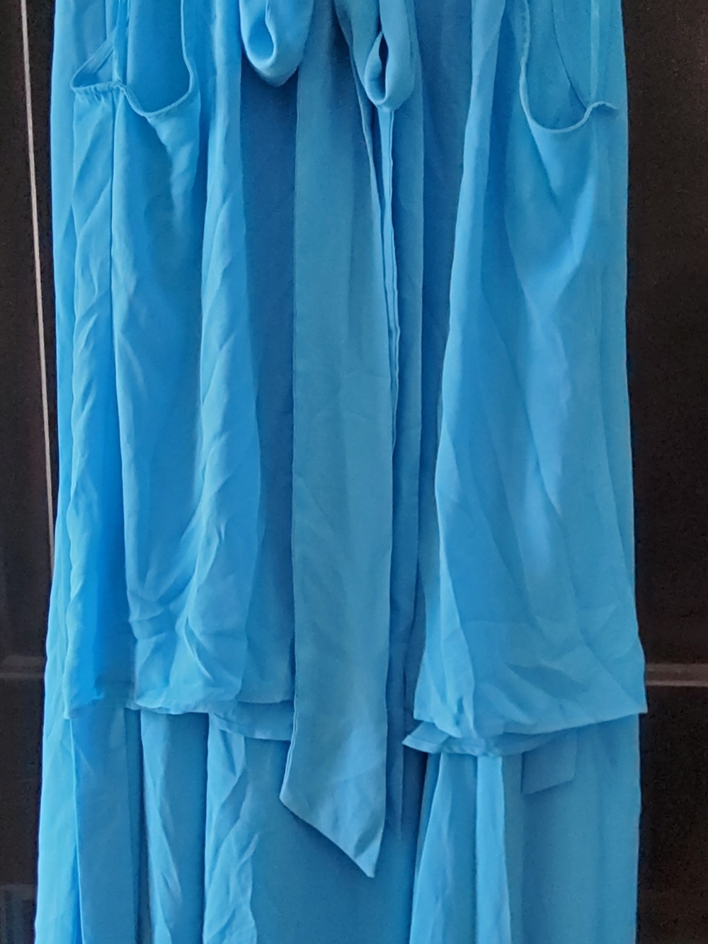 NY&Company Bright Blue Flowing Skirt Set Sz. M